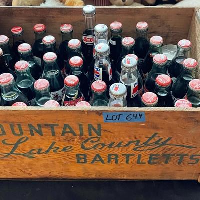 Vintage crates/bottles