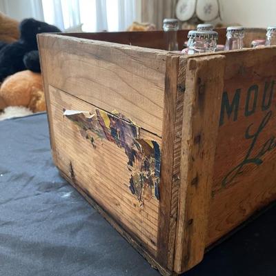 Vintage crates/bottles
