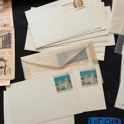 Vintage post cards/matches
