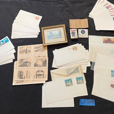 Vintage post cards/matches
