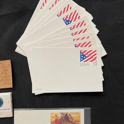 Vintage post cards/matches