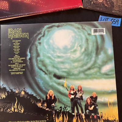 Vintage Bee Gees/Iron Maiden Vinyls