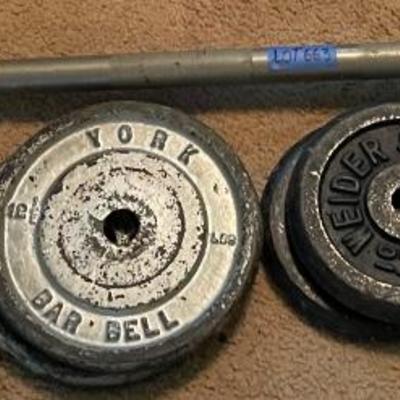 Weight Bar with Weights