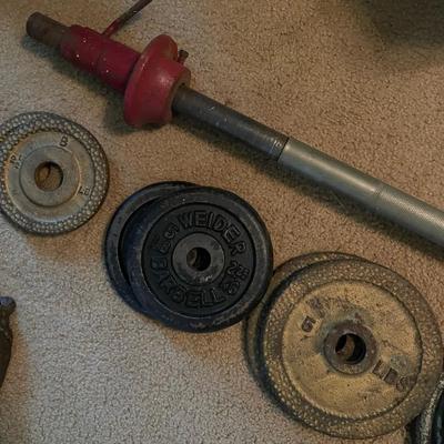 Weight Bar with Weights