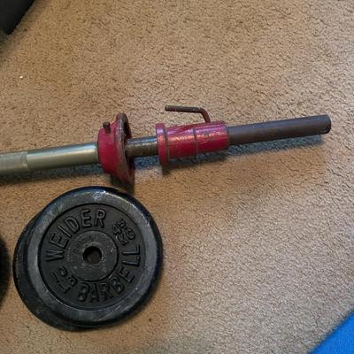 Weight Bar with Weights