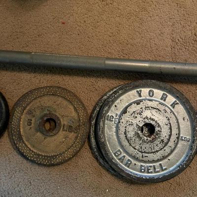 Weight Bar with Weights