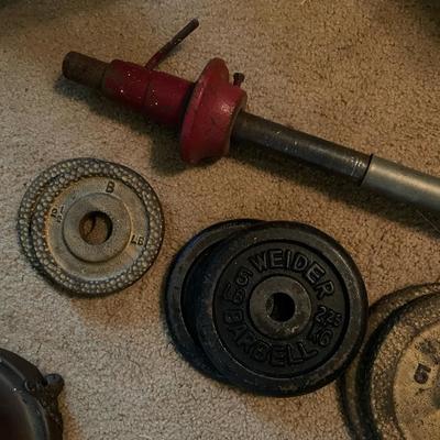 Weight Bar with Weights