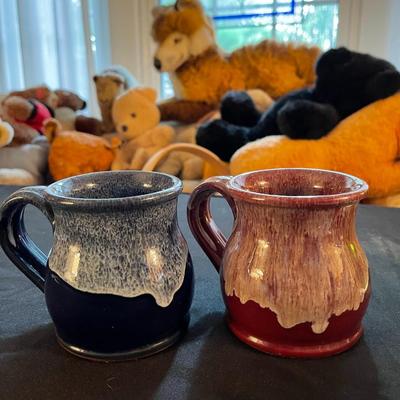Vintage Pottery/mugs/silverplate
