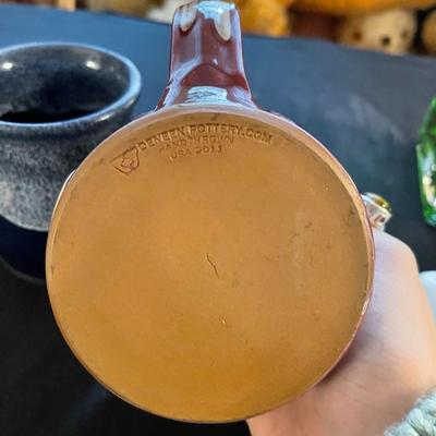 Vintage Pottery/mugs/silverplate
