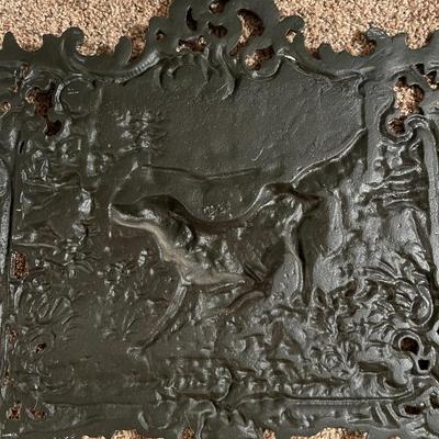 Antique Cast Iron Fireplace DÃ©cor