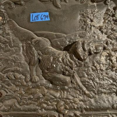 Antique Cast Iron Fireplace DÃ©cor