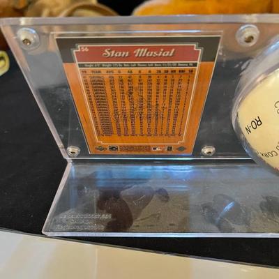 Bobby Shanty photo/Stan Musial bball