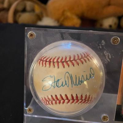 Bobby Shanty photo/Stan Musial bball