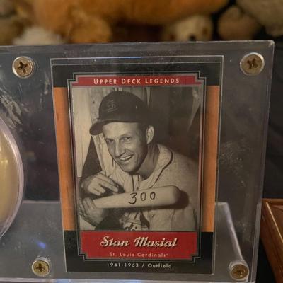 Bobby Shanty photo/Stan Musial bball
