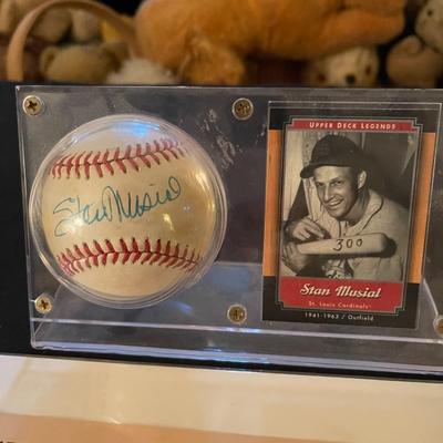 Bobby Shanty photo/Stan Musial bball