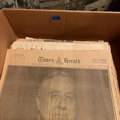 Vintage Historical Newspapers