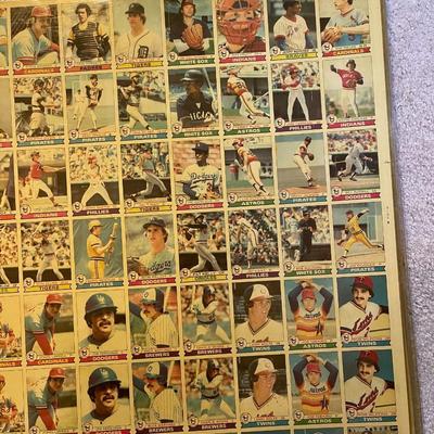 Uncut Baseball Cards