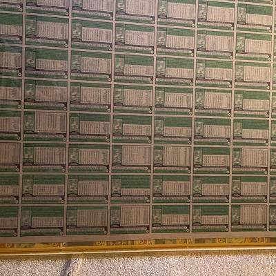 Uncut Sheet Basketball cards