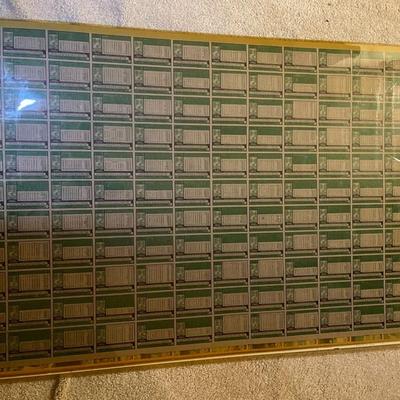 Uncut Sheet Basketball cards