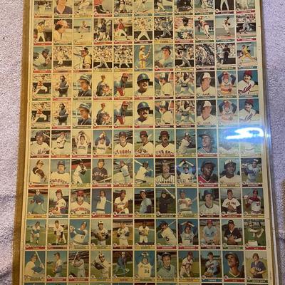 Uncut Sheet Basketball cards