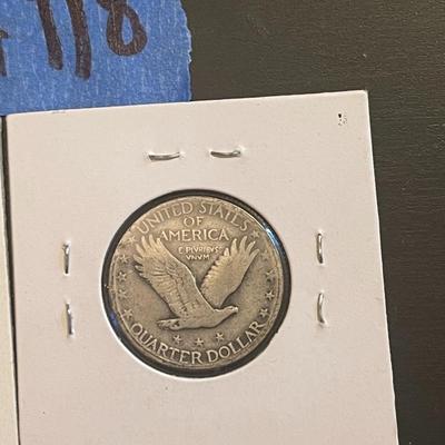Standing Liberty Quarter Dollars