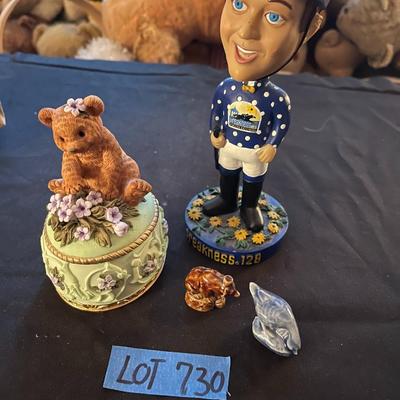 Misc. musicbox, teddy bear box, painted animals