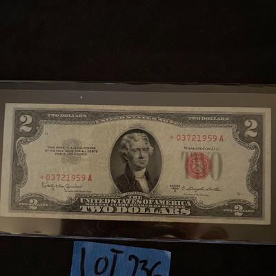 Vintage $2 Bill