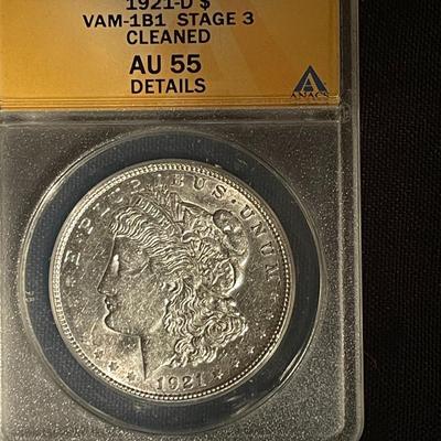 1921-D ANACS Cert.