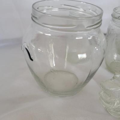 Glass jars