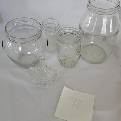 Glass jars