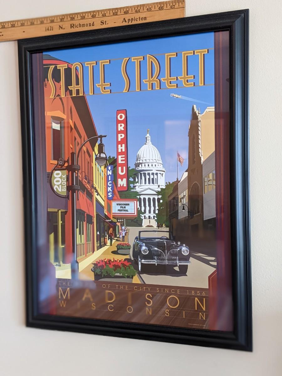 Classic UW State Street Poster