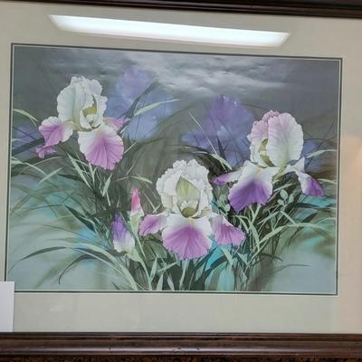 Iris wall art