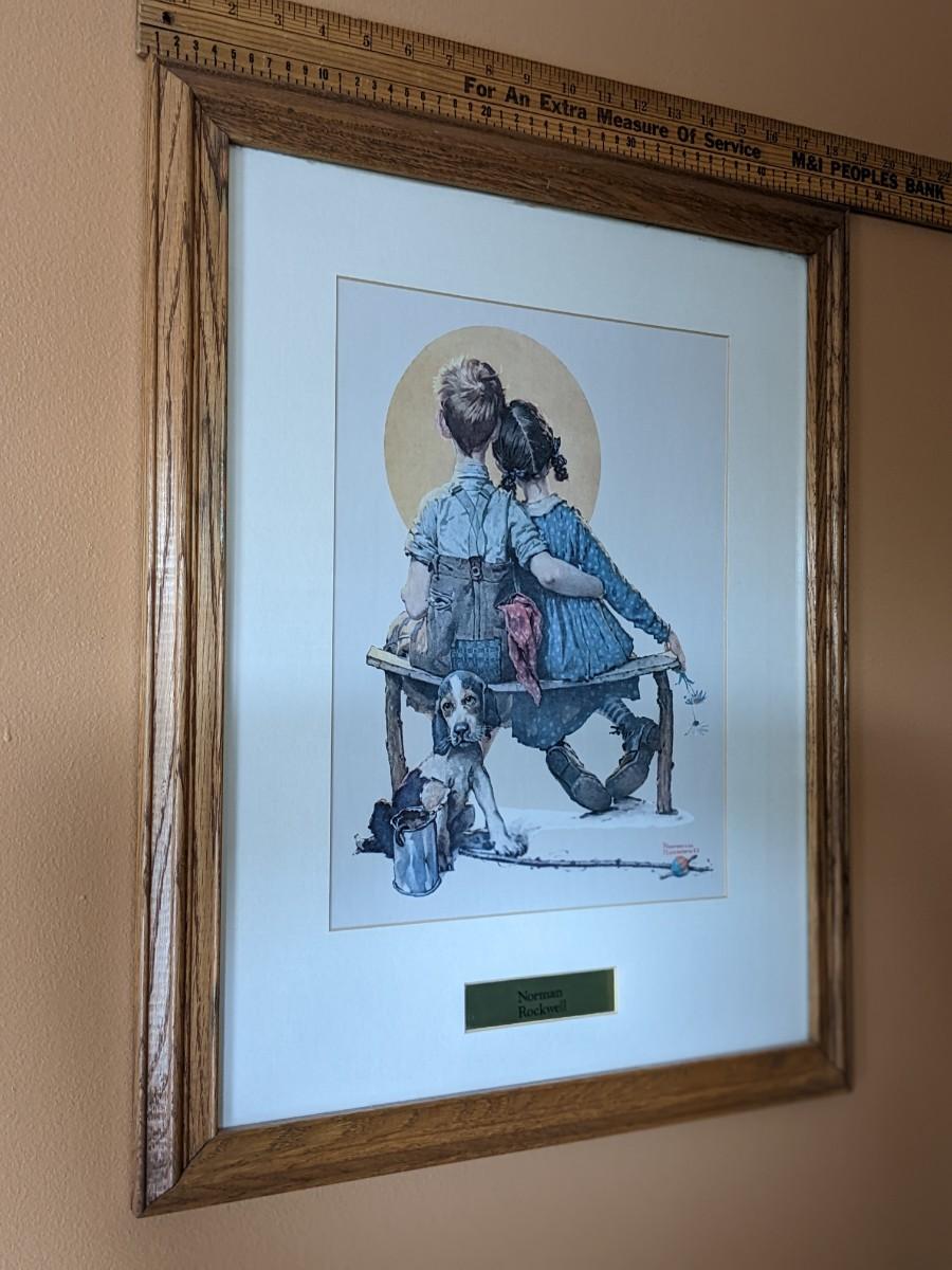 Sweet Norman Rockwell Print | EstateSales.org