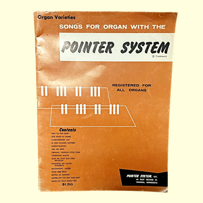 Vintage Pointer System Organ Musoc Books