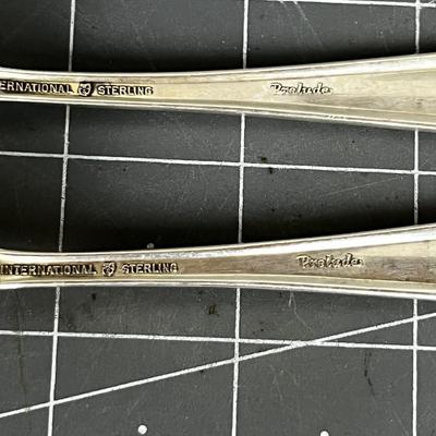 8 Sterling Silver Forks. 
