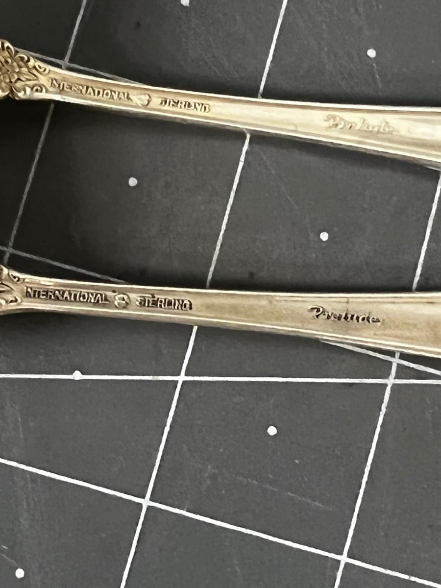 7 Sterling Silver Salad Forks "Prelude"