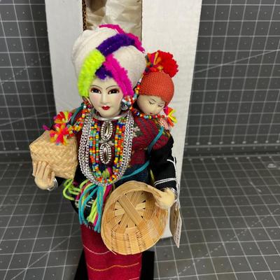 Hill Tribe Doll, NEW 