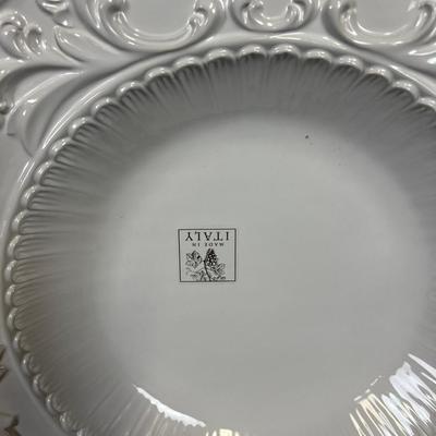 Made in Italy Pasta Bowl Ceramic White LARGE 