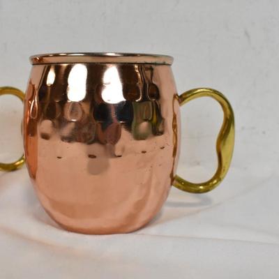 2 Godinger Copper Mugs