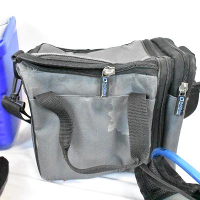 4 pc Outdoors, 2 Coolers, Camelbak Backpack, Gloves
