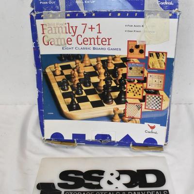 Classic Board Game Set, 8 Games, Complete