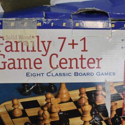 Classic Board Game Set, 8 Games, Complete