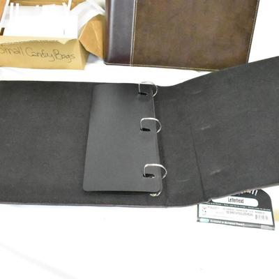 9 pc Wedding/Party Decor: Photo Albums, Small Gift Bags, Buble Tubes