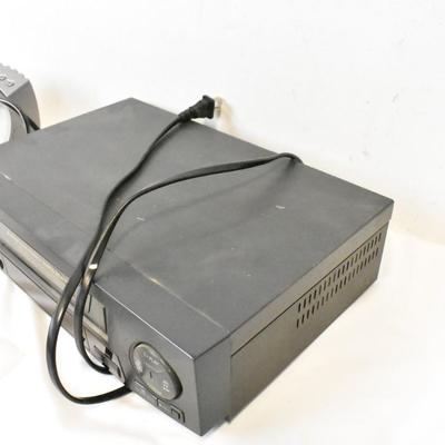 Sharp VHS Player and Sony DVD Player