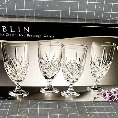 Dublin Iced Beverage Glasses (4) NEW 