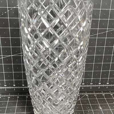 Cut Glass Crystal Vase 