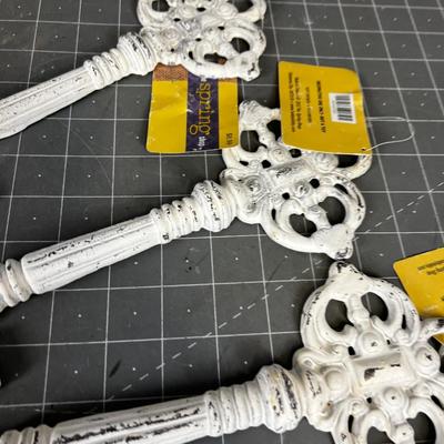 Cast Iron Metal Keys, DÃ©cor'