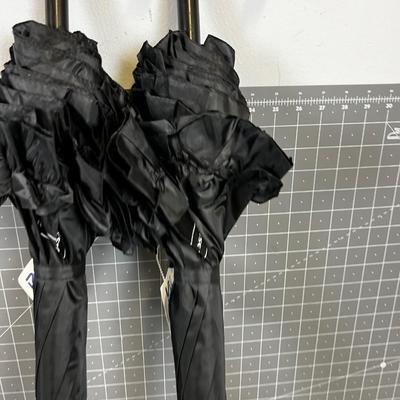 2 New Black Umbrellas 