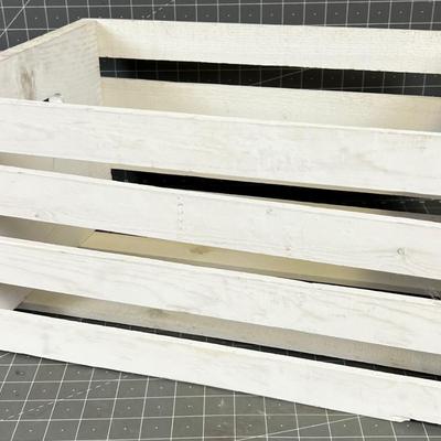 White Washed Crate 