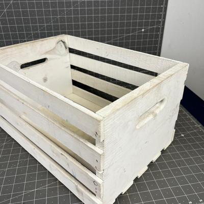 White Washed Crate 